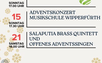 Musikalischer Dezember in der ev. Kirche am Markt