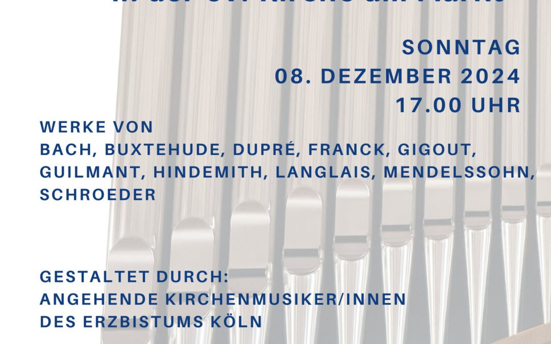 Orgelkonzert angehender Musiker/innen