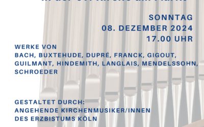 Orgelkonzert angehender Musiker/innen