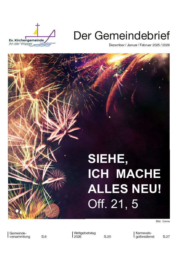 Gemeindebrief – 04|25